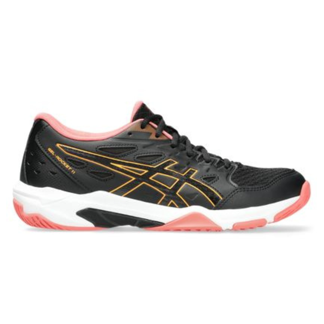 Tênis ASICS Gel-Rocket 11 - Preto/Laranja