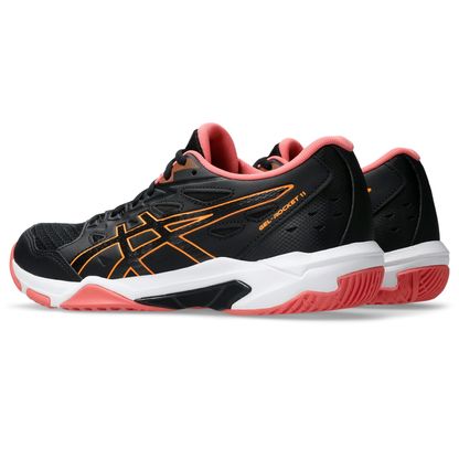 Tênis ASICS Gel-Rocket 11 - Preto/Laranja